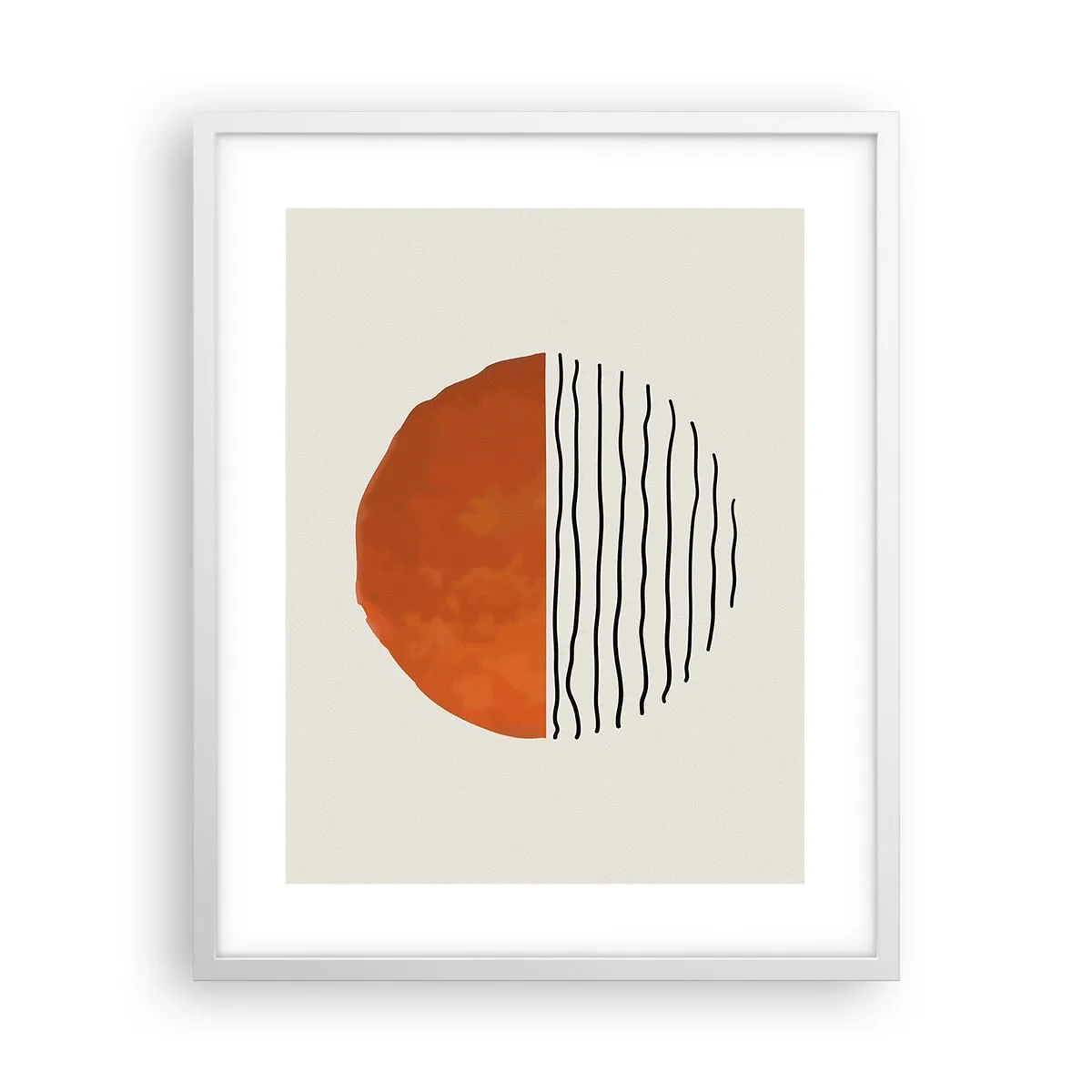 Poster in einem weißen Rahmen - Im japanischen Klima - 40x50 cm