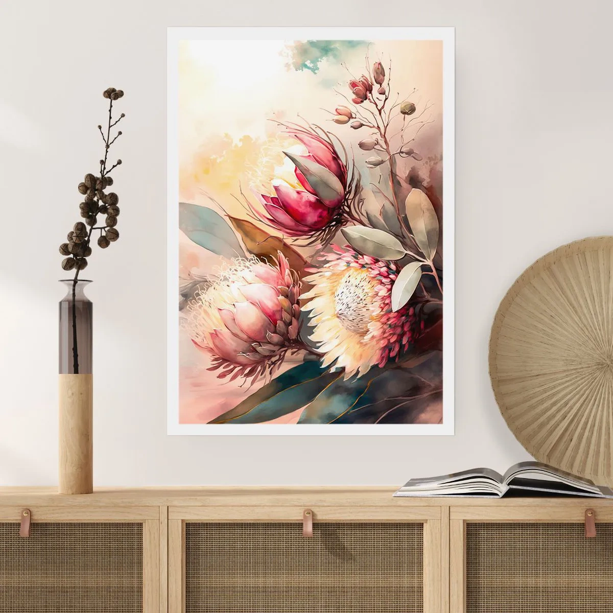 Poster - Im Profil und en face - 30x40 cm