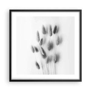 Poster in einem schwarzem Rahmen - Eure flauschige Grashoheit - 50x50 cm