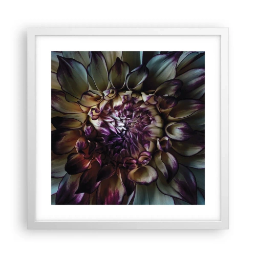 Poster in einem weißen Rahmen - Die Blütezeit der Jugend - 40x40 cm