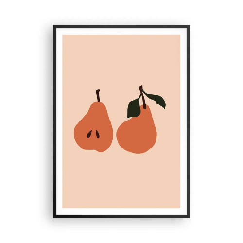 Poster in einem schwarzem Rahmen - Pure Süße - 70x100 cm