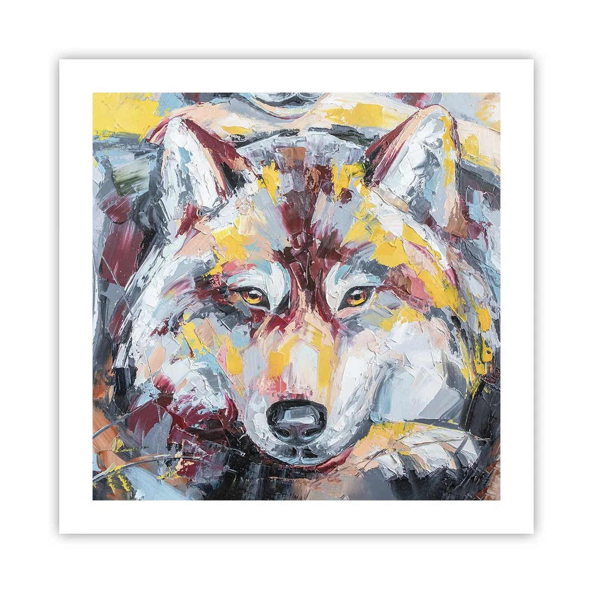 Poster - Seelenfrieden unter den Lieben - 50x50 cm