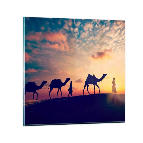 Glasbild - Bild auf glas - Der geheimnisvolle Geist des Orients - 30x30 cm