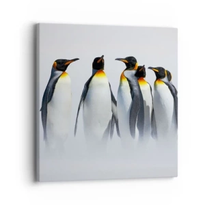 Bild auf Leinwand - Leinwandbild - Treffen in Abendkleidern - 30x30 cm