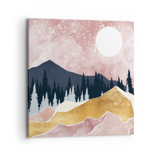 Bild auf Leinwand - Leinwandbild - Nachtwache - 70x70 cm