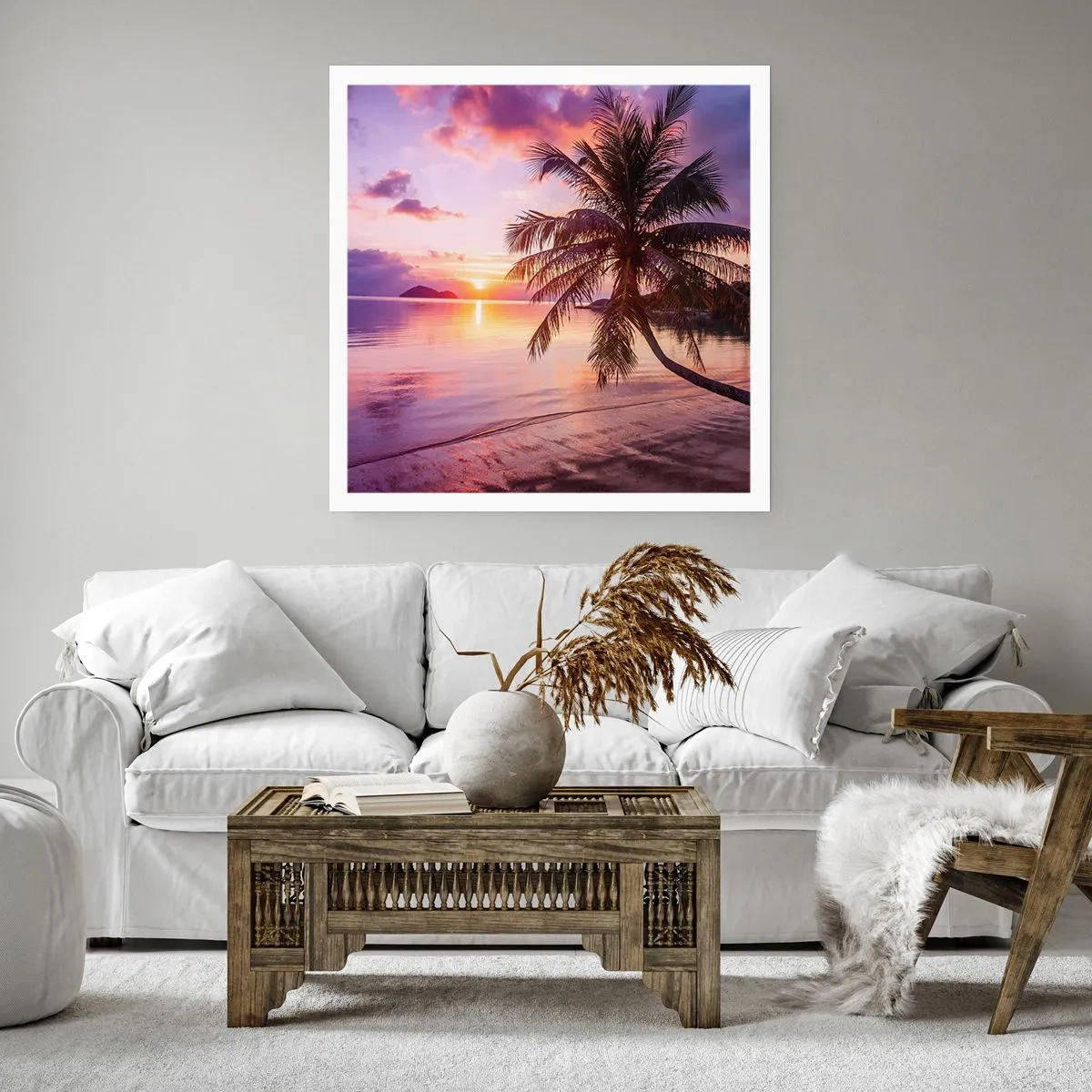 Poster - Behaglichkeit bis zum Horizont - 50x50 cm