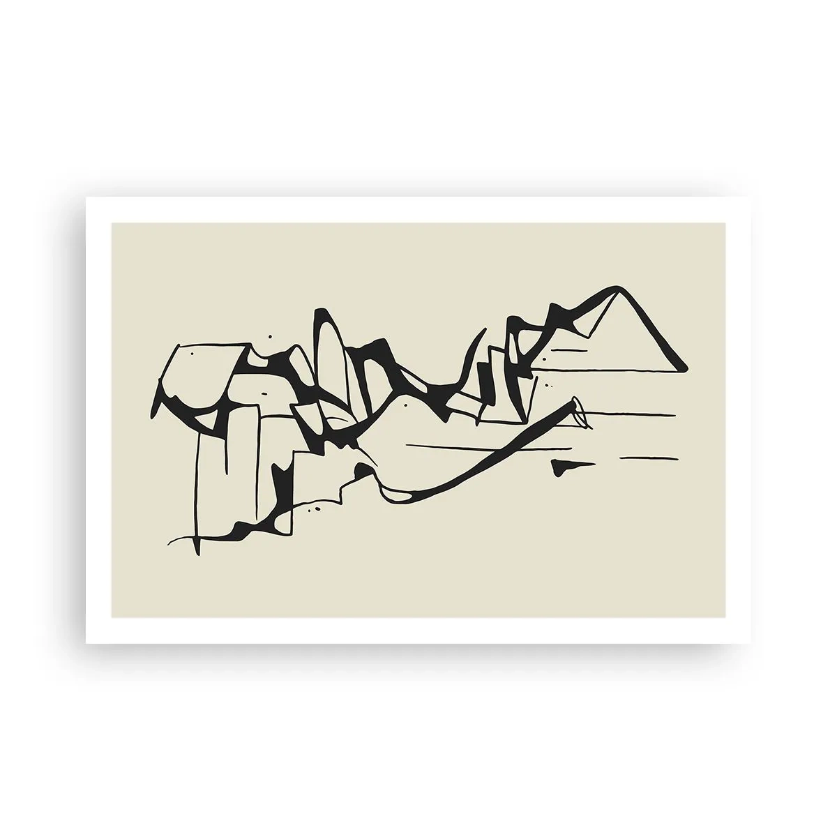 Poster - Vielleicht eine Landschaft - 91x61 cm