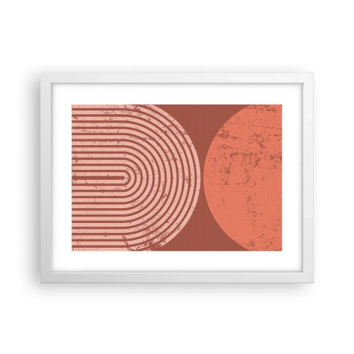 Poster in einem weißen Rahmen - Enge Beziehung - 40x30 cm