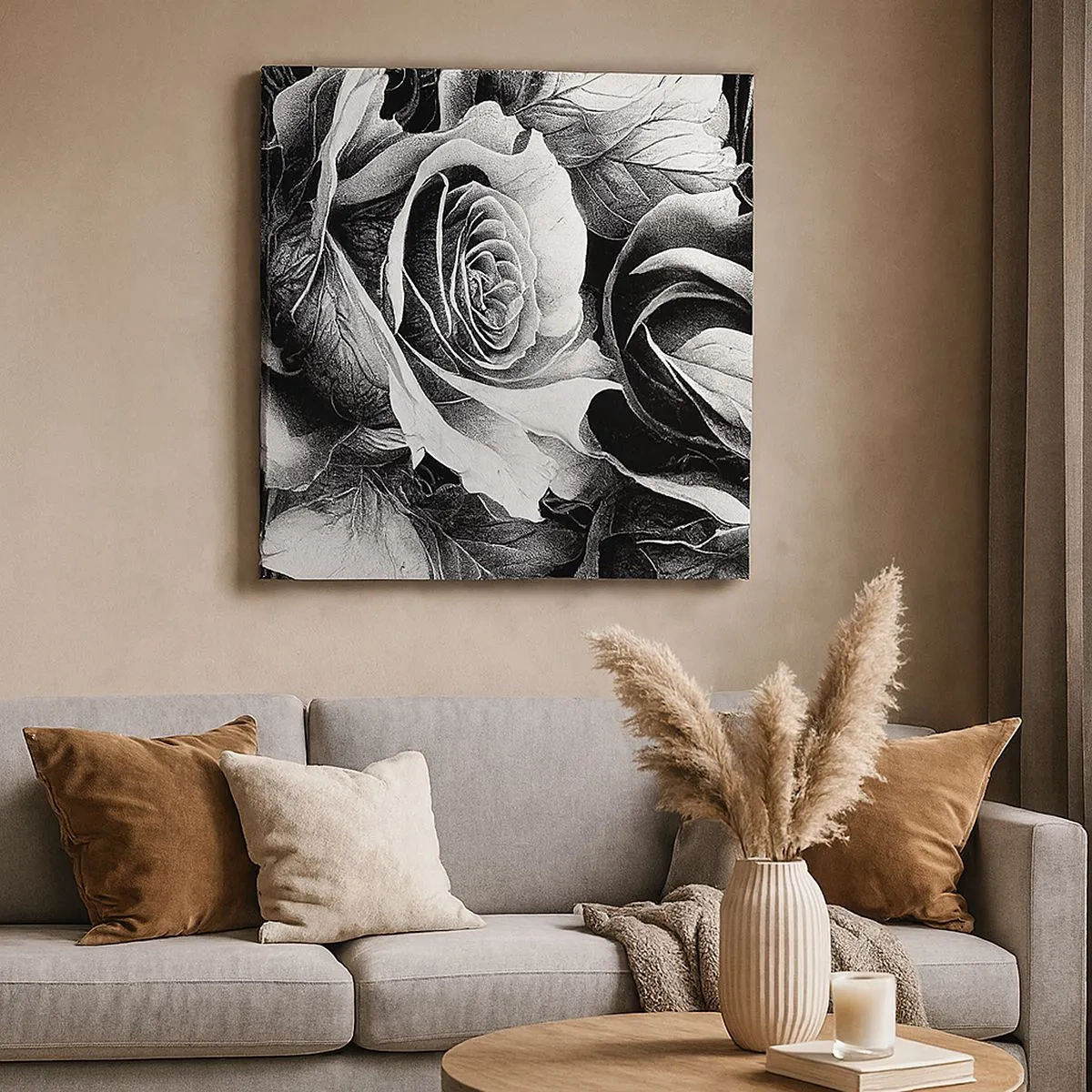 Bild auf Leinwand - Leinwandbild - Immer Königin - 30x30 cm