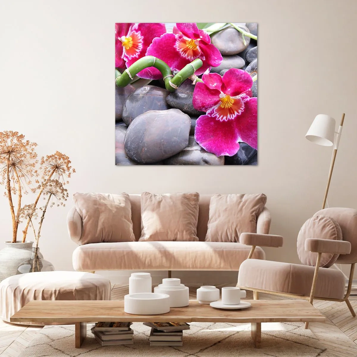 Bild auf Leinwand - Leinwandbild - Kühlen und erhitzen - 60x60 cm