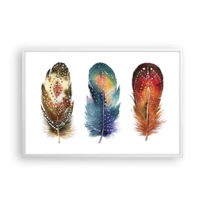 Poster in einem weißen Rahmen - Rituale, Zeremonien, Geheimnisse - 91x61 cm