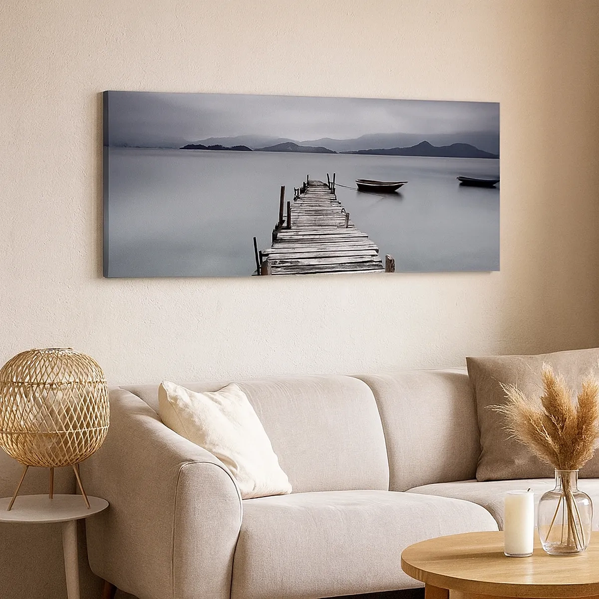 Bild auf Leinwand - Leinwandbild - Du kannst morgen gehen - 30x30 cm