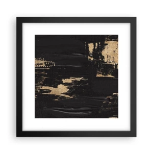 Poster in einem schwarzem Rahmen - Spur einer Berührung - 30x30 cm