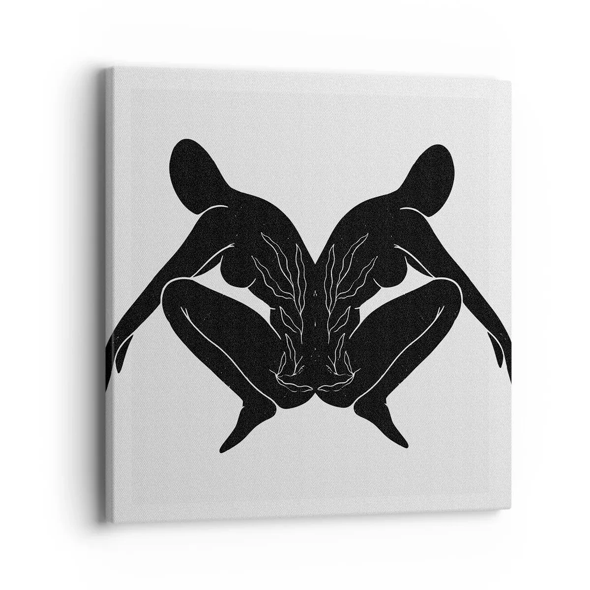 Bild auf Leinwand - Leinwandbild - Gemeinsame Seele - 40x40 cm