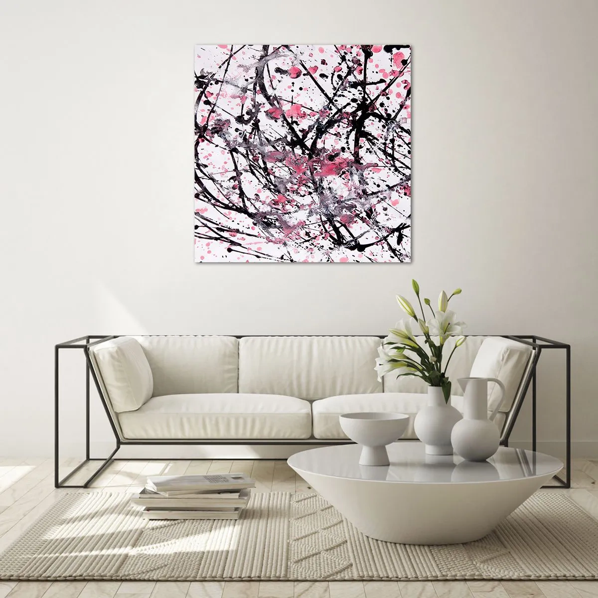 Glasbild - Bild auf glas - Die Flüchtigkeit des Lebens - 50x50 cm