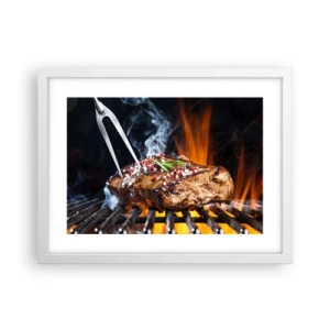 Poster in einem weißen Rahmen - Saftig und duftend - 40x30 cm