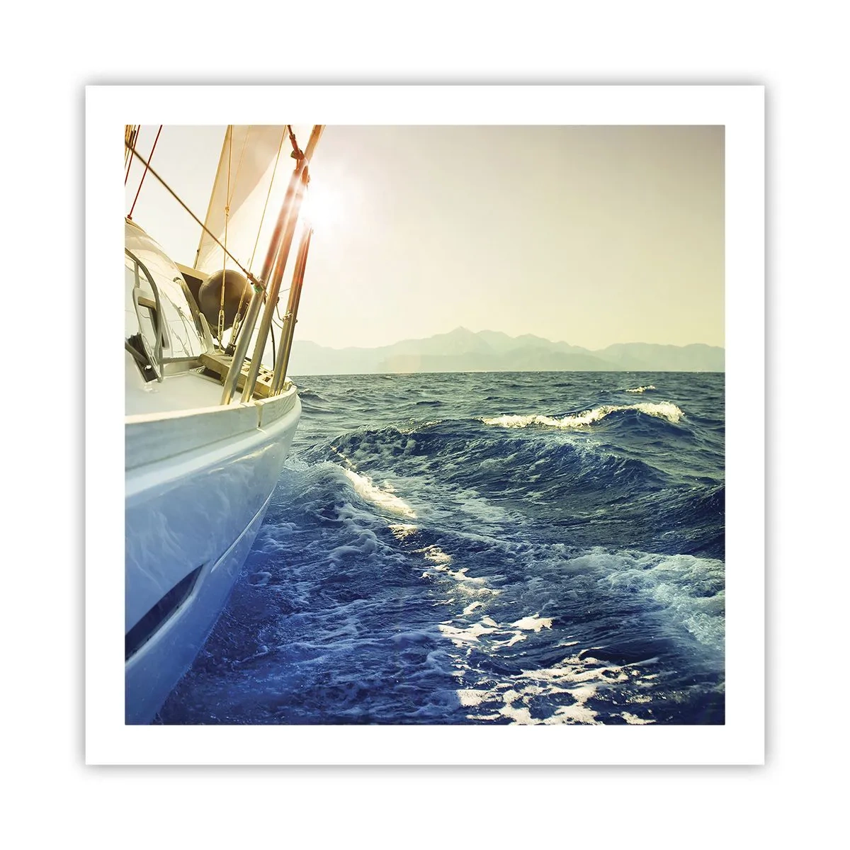 Poster - Auf ins Abenteuer - 60x60 cm