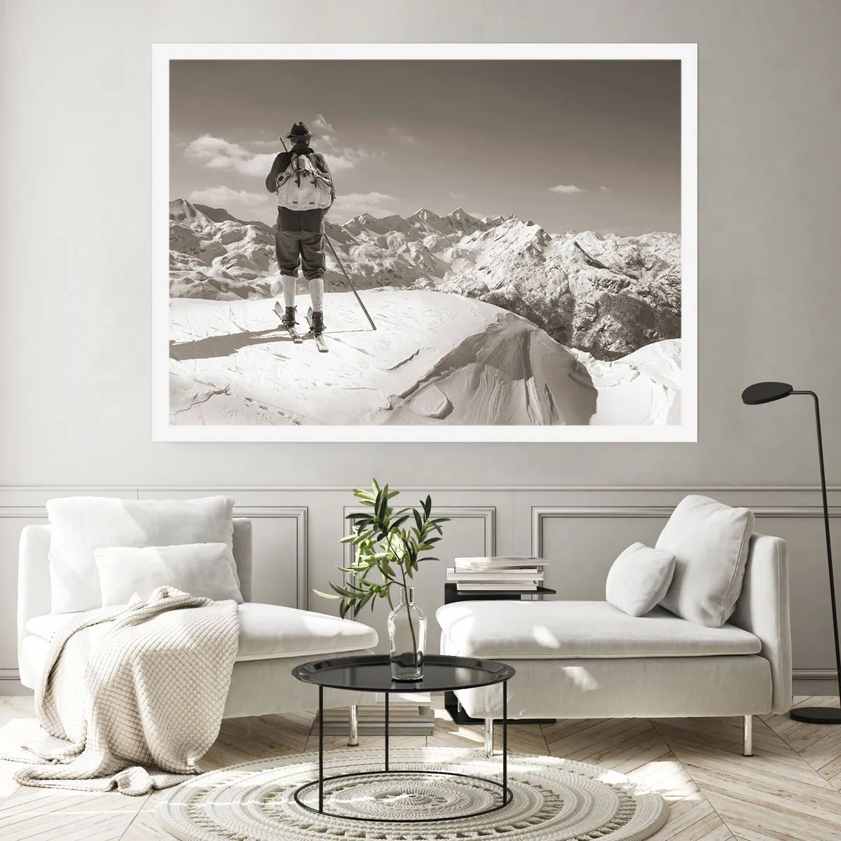 Poster - Und die Berge bleiben unverändert - 70x50 cm