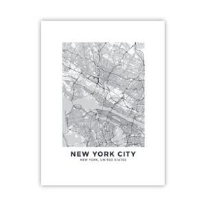 Poster - Die Anatomie einer Metropole - 30x40 cm