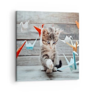 Bild auf Leinwand - Leinwandbild - Erste Stunde - 70x70 cm