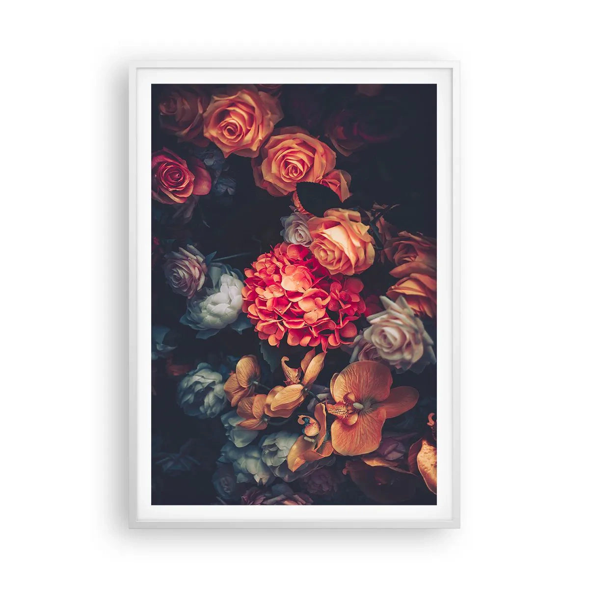Poster in einem weißen Rahmen - Wie bei den holländischen Meistern - 70x100 cm