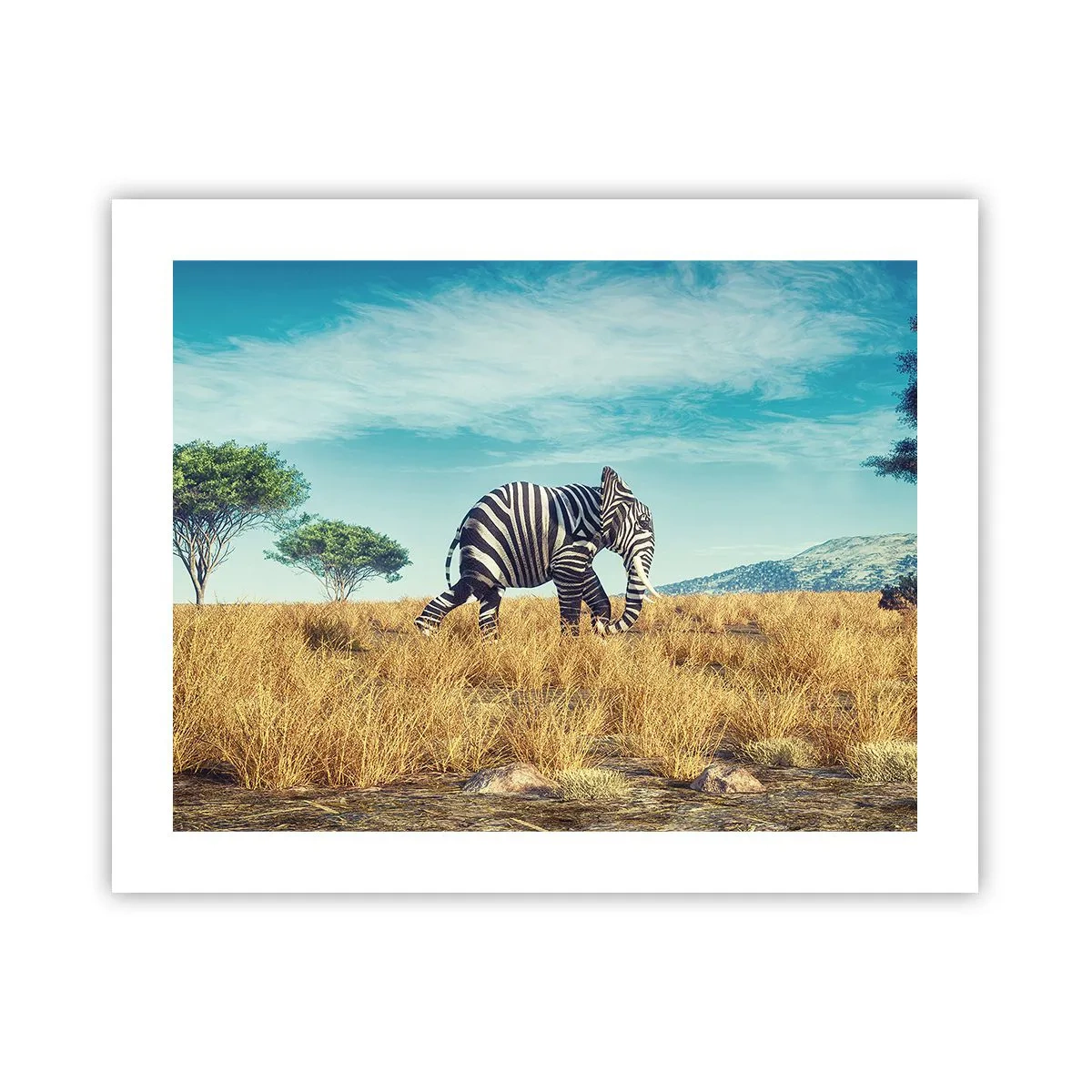 Poster - Grau ist nicht mehr in Mode - 50x40 cm