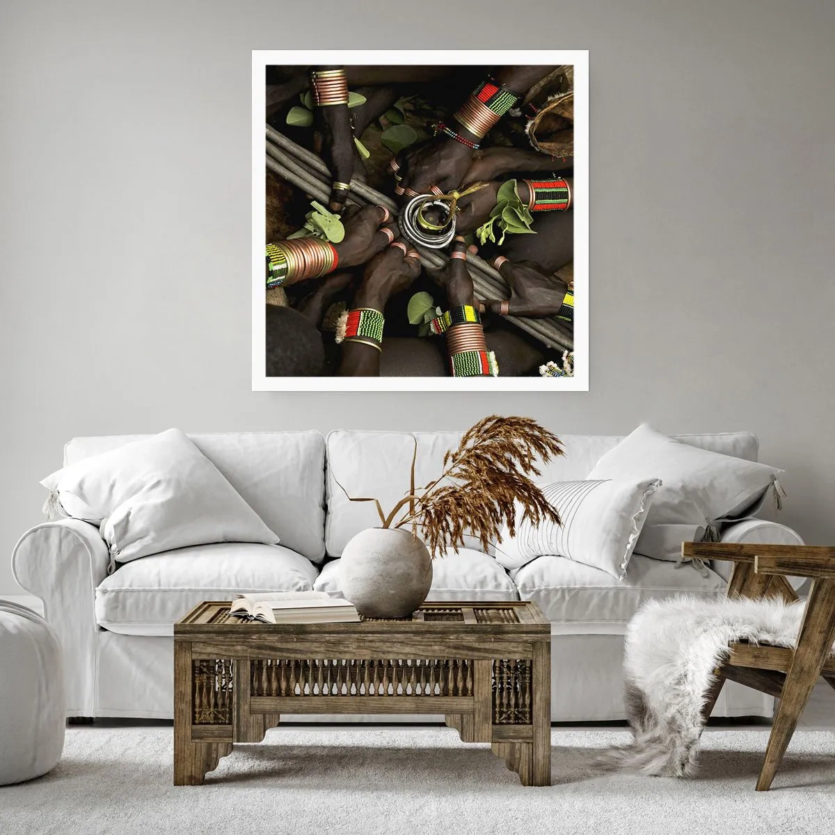 Poster - Wir sind zusammen - 30x30 cm