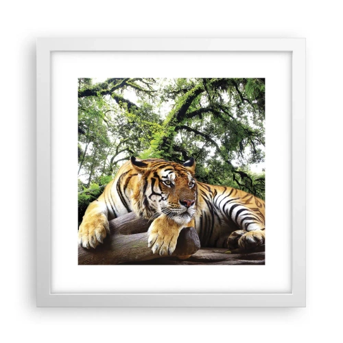 Poster in einem weißen Rahmen - Hochachtungsvoll - 30x30 cm