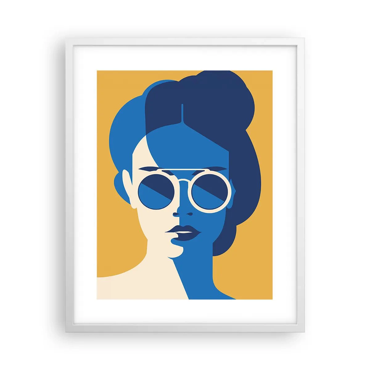 Poster in einem weißen Rahmen - Urlaubslook - 40x50 cm