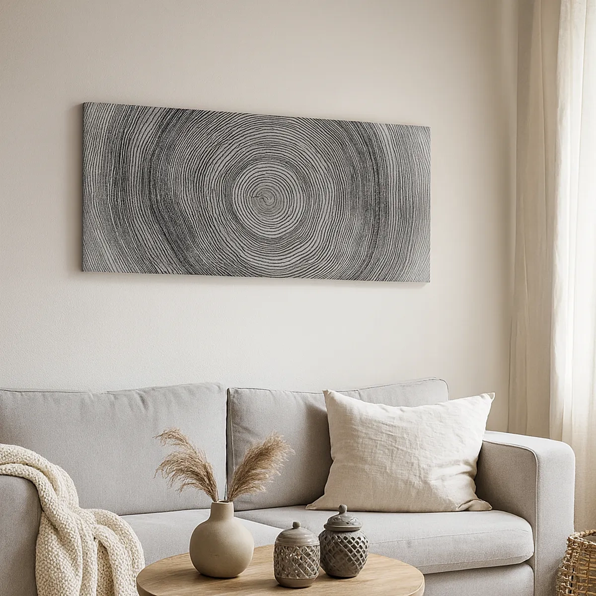 Bild auf Leinwand - Leinwandbild - Zeichen der Zeit - 30x30 cm