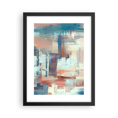 Poster in einem schwarzem Rahmen - Zum Licht kommen - 30x40 cm