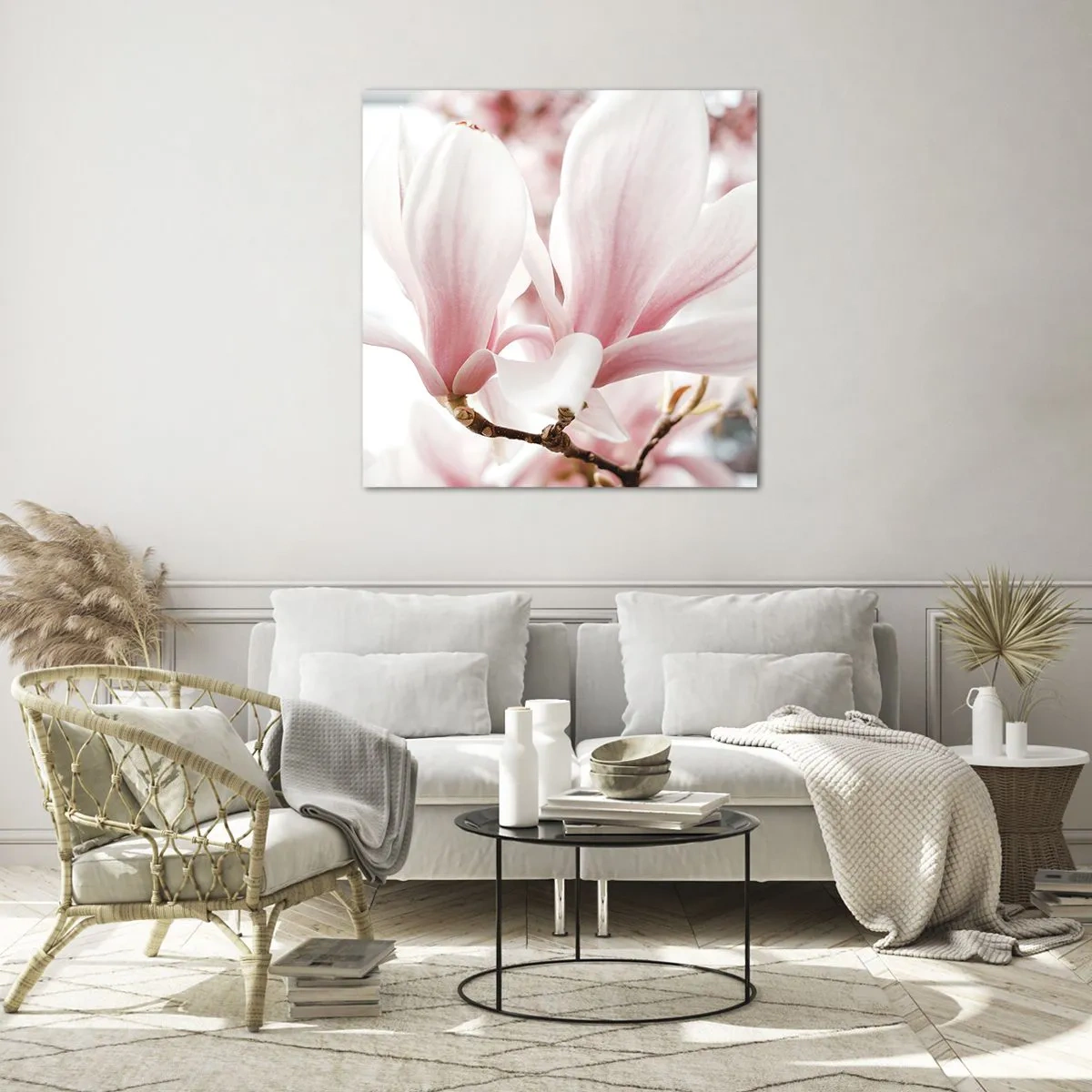 Glasbild - Bild auf glas - Eine Fülle von Zärtlichkeit - 60x60 cm