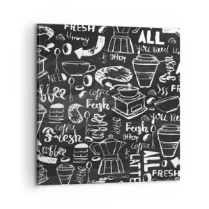 Bild auf Leinwand - Leinwandbild - Alles was Sie brauchen ist… - 60x60 cm