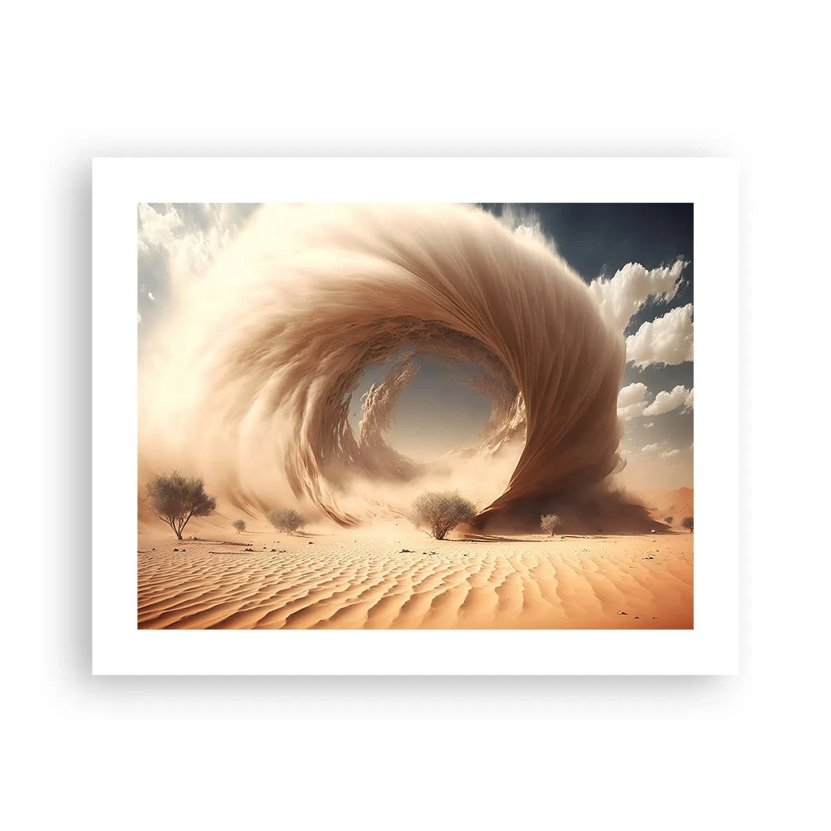 Poster - Geöffnetes Portal - 50x40 cm