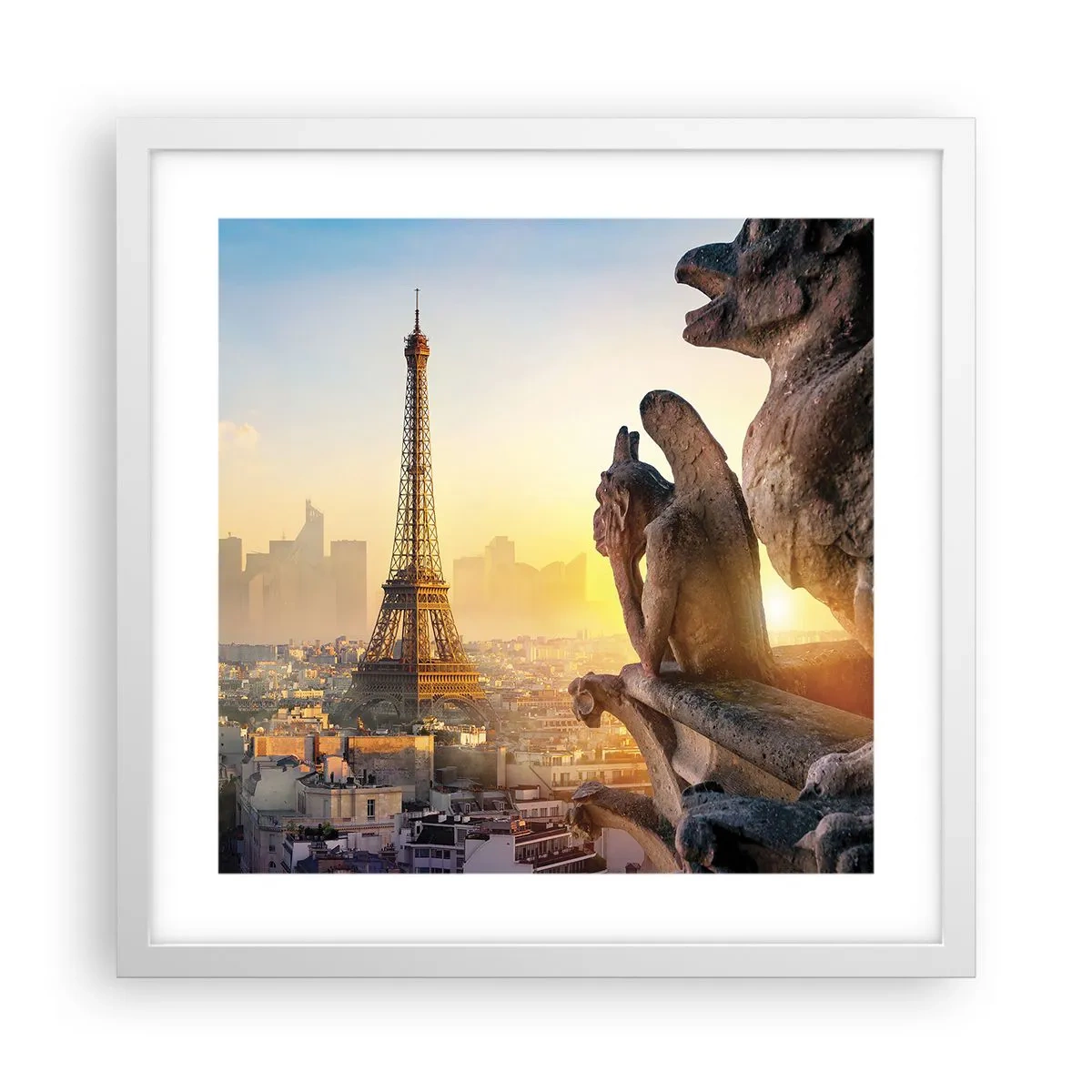 Poster in einem weißen Rahmen - Vieles hat sich geändert ... - 40x40 cm