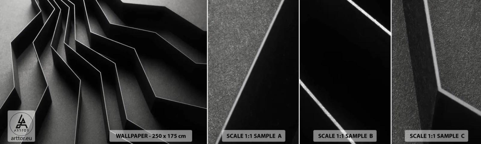 Fototapetenmuster Standard Eco - Räumliche Ordnung - 3D, Labyrinth, Modern - 100x30 cm