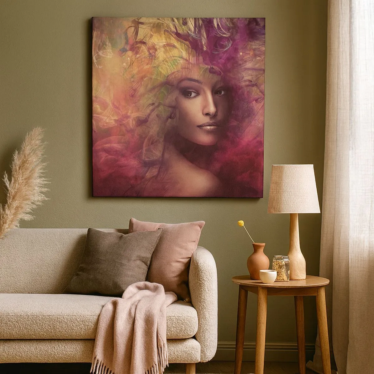 Bild auf Leinwand - Leinwandbild - Ich bin hier! - 30x30 cm