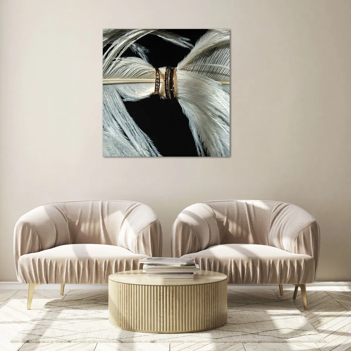 Glasbild - Bild auf glas - ... und ich werde dich nicht verlassen ... - 50x50 cm