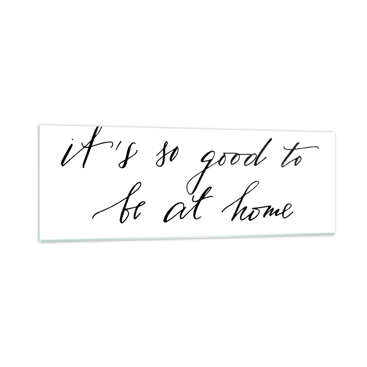 Glasbild - Bild auf glas - Die ganze Wahrheit - 90x30 cm