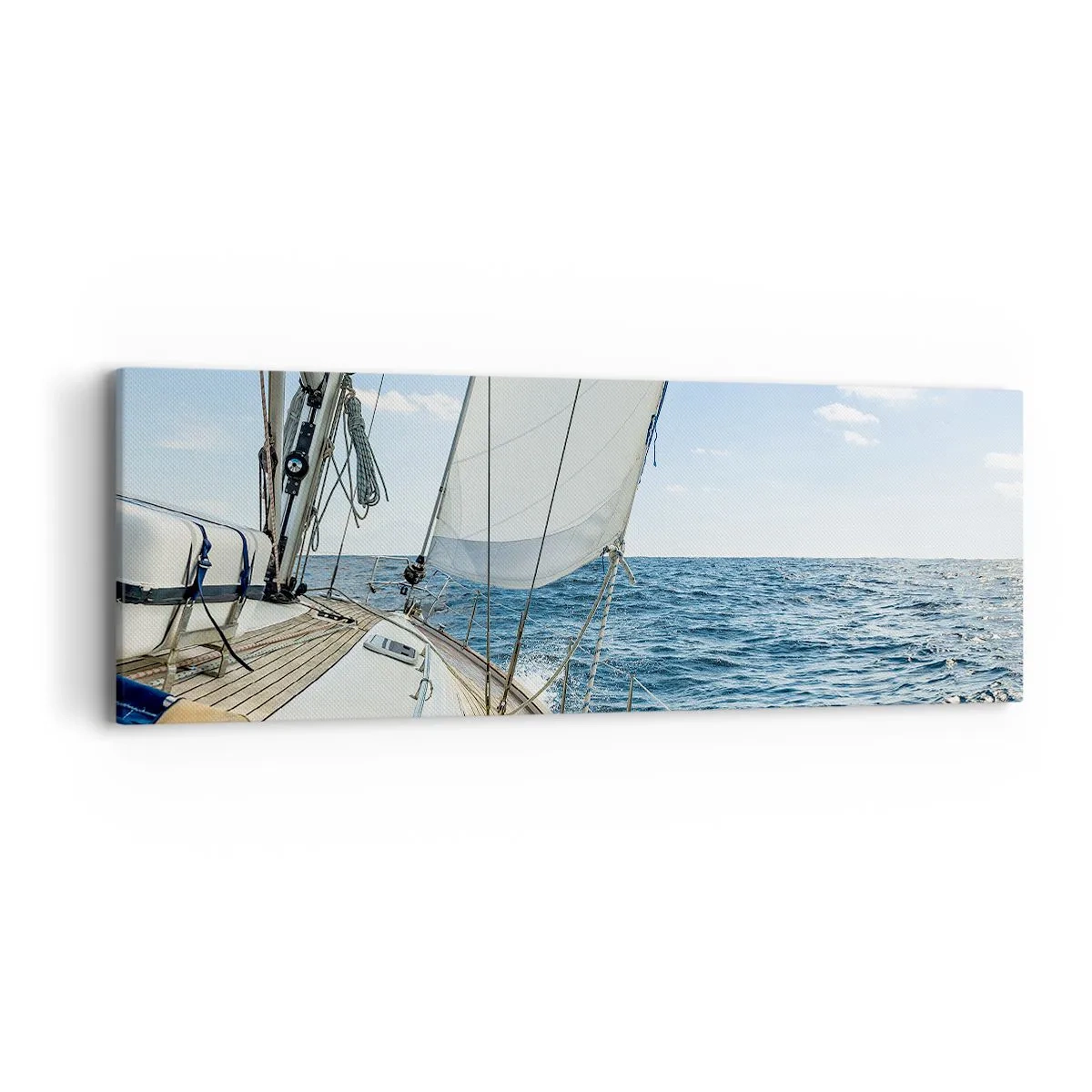 Bild auf Leinwand - Leinwandbild - Ahoi, Abenteuer - 90x30 cm