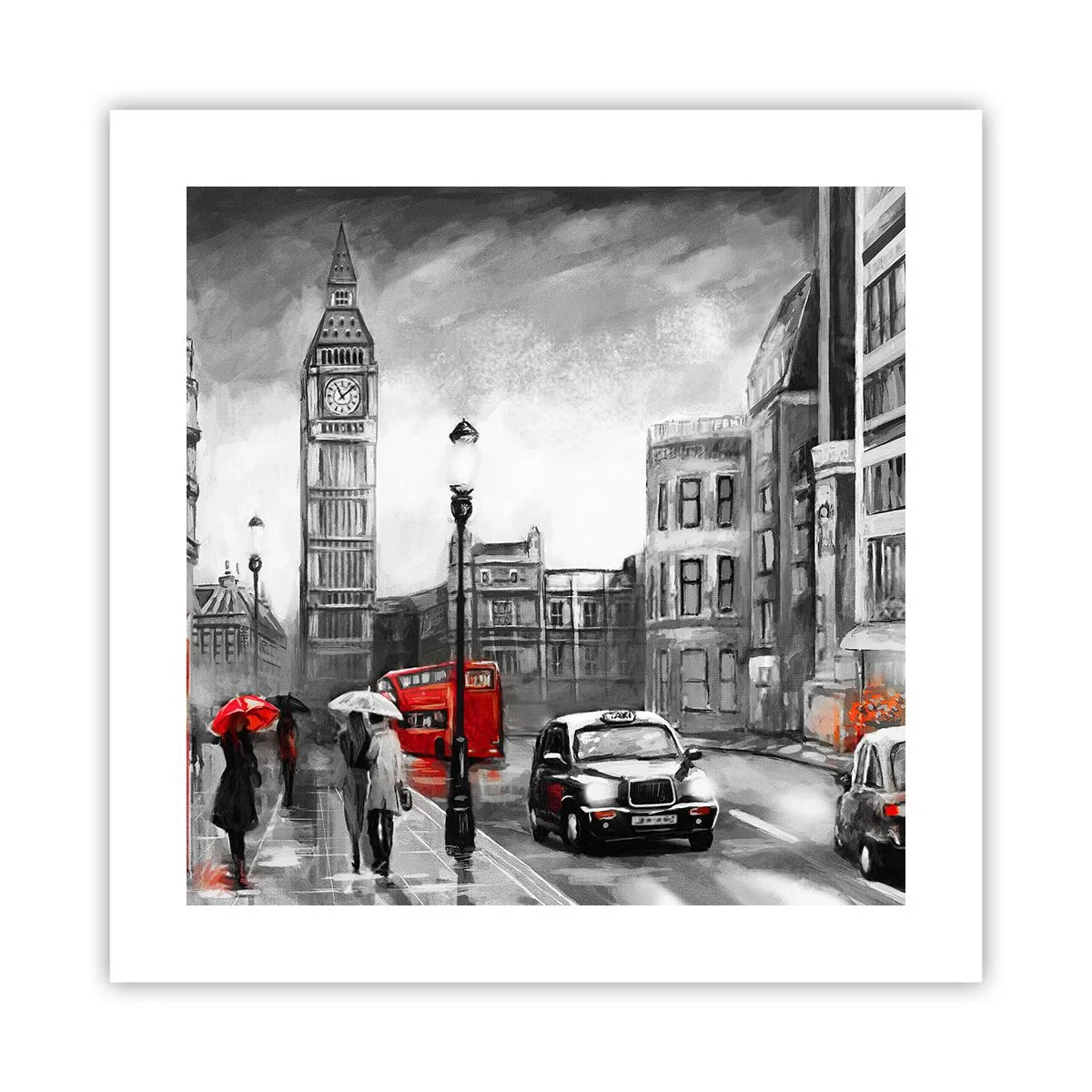 Poster - Gar keine graue Stadt - 40x40 cm