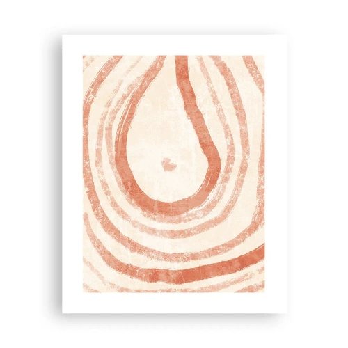 Poster - Korallenkreise – Komposition - 40x50 cm