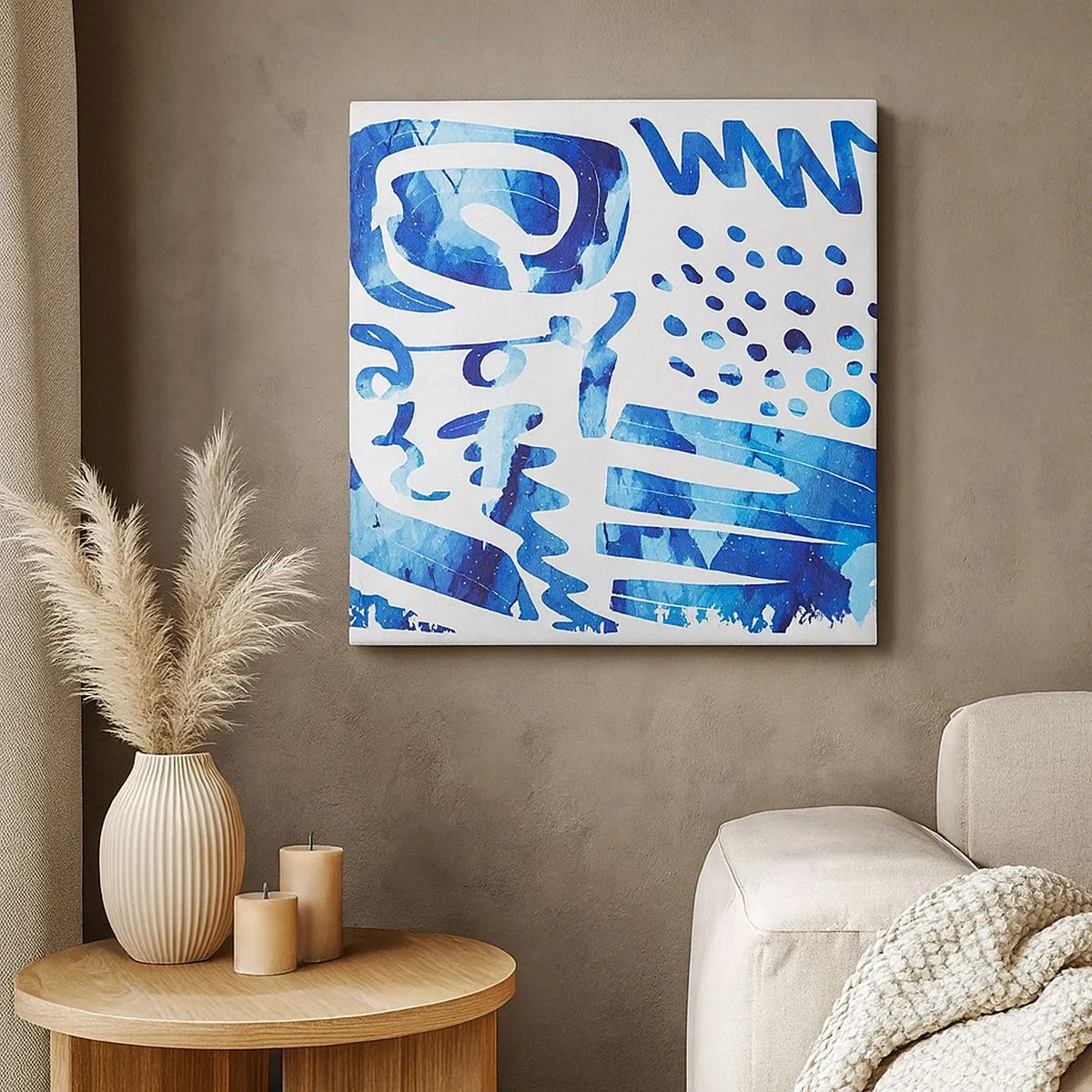 Bild auf Leinwand - Leinwandbild - Zurück zu den Wurzeln - 30x30 cm