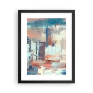 Poster in einem schwarzem Rahmen - Zum Licht kommen - 30x40 cm