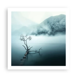 Poster - Aus Wasser und Nebel - 60x60 cm