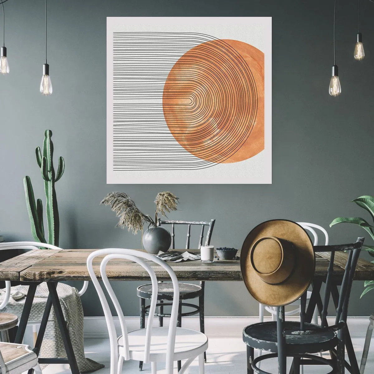 Poster - SonnenKomposition - 40x40 cm