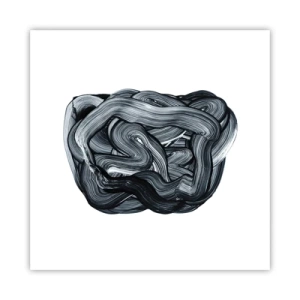 Poster - Es ist nicht so einfach - 30x30 cm