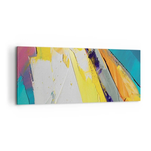 Bild auf Leinwand - Leinwandbild - Die Anatomie des Lichts - 100x40 cm