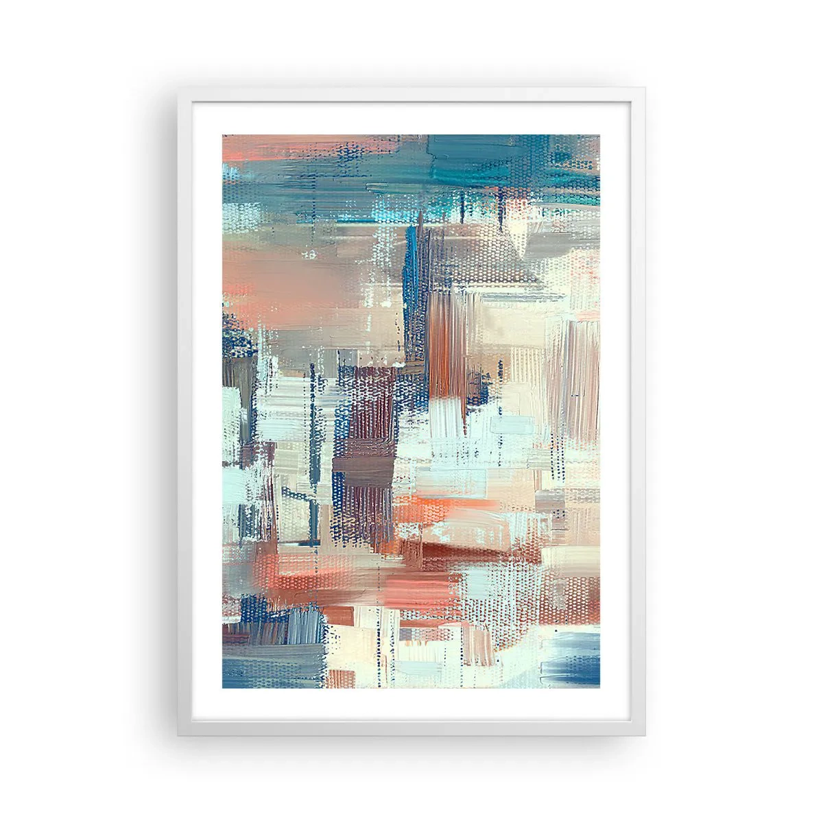 Poster in einem weißen Rahmen - Zum Licht kommen - 50x70 cm