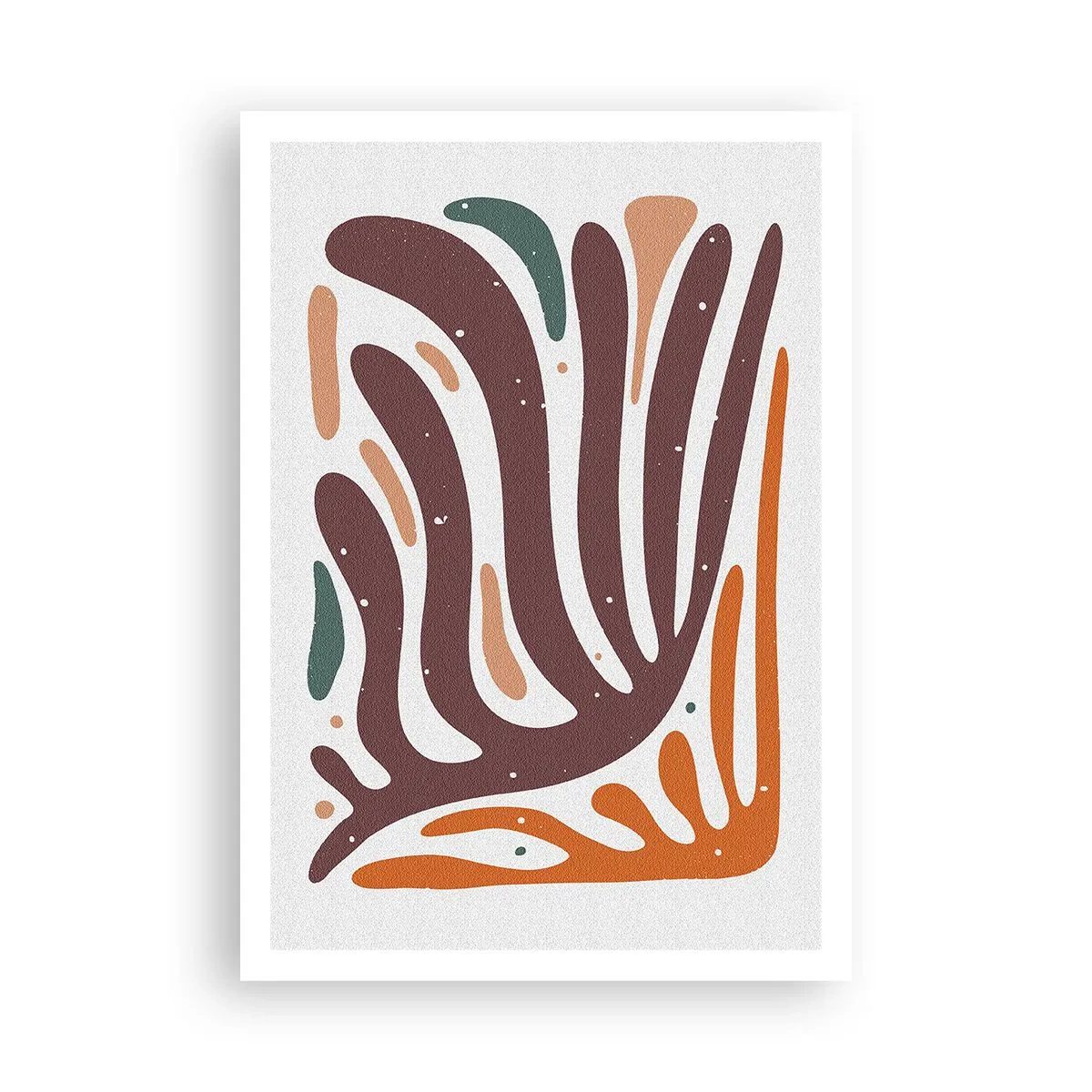 Poster - Strahlende organische Komposition - 70x100 cm